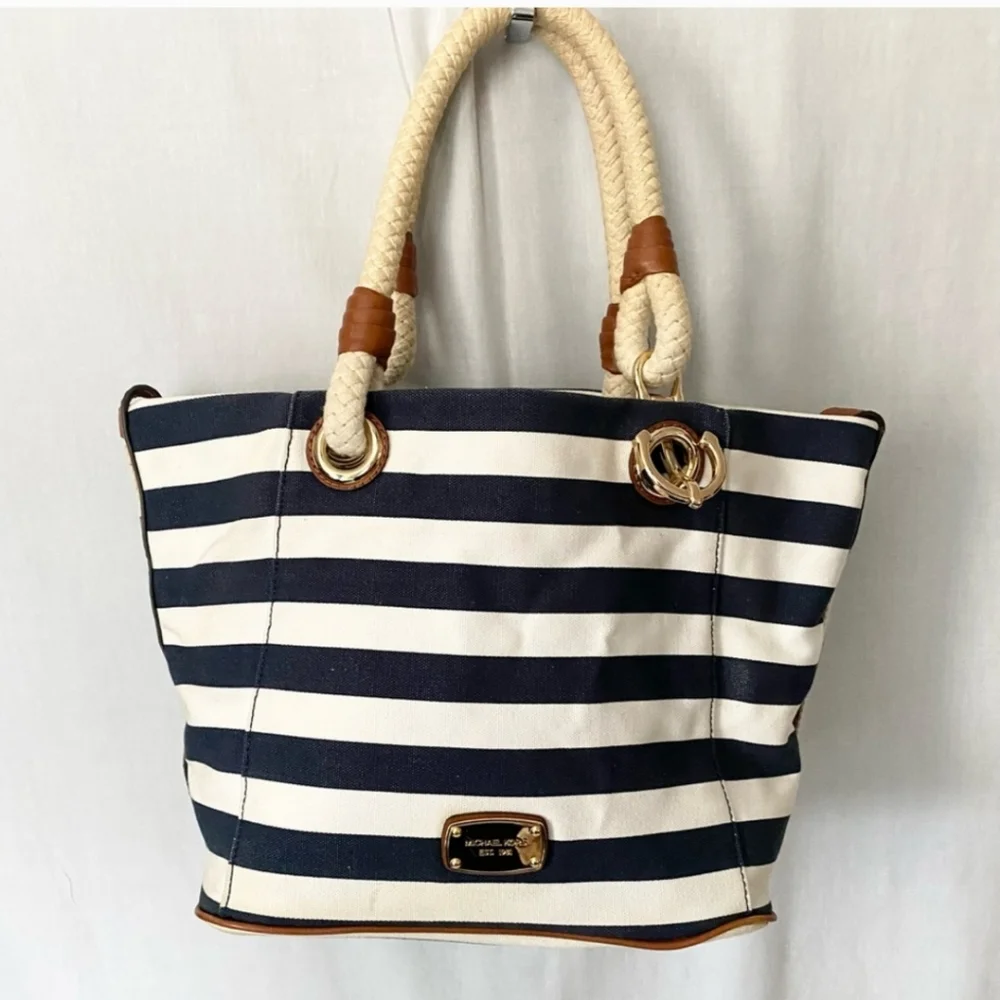 MK Nautical Canvas Tote